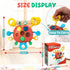 1-3 1+ 18+ Chilvil Airplane Travel Toys for Toddler Kids Sensory Montessori Toys for Year Old Silicone Pull String Road