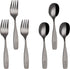 ANNOVA Kids Silverware Set - Safe Stainless Steel Flatware for Children, Forks, Tablespoons, Toddler Utensils, Metal