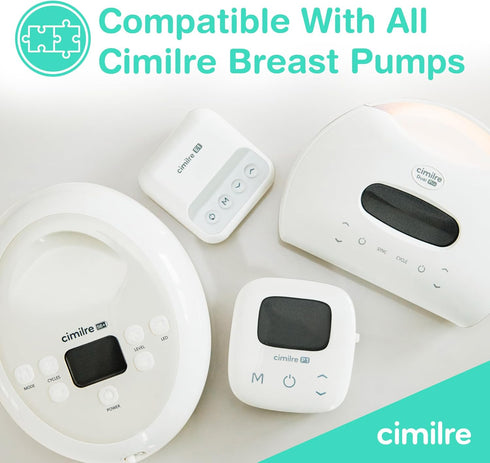 24MM 24MM (Set 2) Breast Shields, Spare & Replacement Breast Shields for The Cimilre Breast Pump, Comfortable Breast