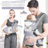 6-in-1 Baby Carrier with Hip Seat, Ergonomic M Position Baby Carrier Newborns to Toddlers, Adjustable Baby Holder