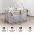 PUTSKA Baby Diaper Caddy Organizer - Nursery Storage Basket for Diaper Station, Baby Basket Shower List and Registry