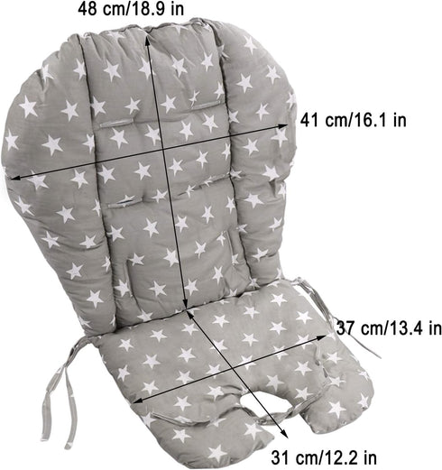Tuciyke High Chair Cushion,High Chair Pad,Baby High Chair Seat Cushion Liner Mat Padding Cover Protection Pad for Baby