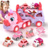 newcrave 7 in 1 Carrier Truck Toys for 1 2 3 Year