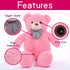 IKASA Giant Teddy Bear Plush Toy Stuffed Animal - Pink, 47 Inches