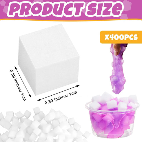 400 Pcs Jelly Cubes Charms Accessories for Boys and Girls, DIY Art Crafts
