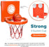 Bath Toys - Bathtub Basketball Hoop for Kids, Mini Basketball Hoop with 3 Suction Cups and 4 Soft Balls