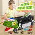 3-5 5-7, 17 Inch 10 3 4 5 Dinosaur Toys for Kids Age Big Dinosaur Truck with Sounds & Lights & Spray for Boy, Dinosaur
