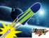 JA-RU Large Air Powered Rocket Launcher Pump Toy with Soft Foam Rockets, Outdoor Games for Kids