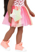 Glitter Girls 14-Inch Doll Clothes, Sequined Party Dress with Pink High-Tops & Star Purse