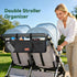 2 GT2 Guiseapue Double Stroller Organizer with Insulated Cup Holders: Parent Console Double Jogging Stroller