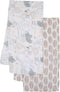 Lambs & Ivy Jungle Story 100% Cotton Muslin Safari Swaddle Blankets -