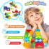 Blocks,66 3+ 3-8 Huaker Magnetic Piece Translucent Building Blocks for Boys Girls Birthday Gifts,Multi Shape Magnetic
