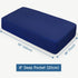 2 Pack 100% Cozy 28x52 28x52 Inches NTBAY Brushed Microfiber Fitted Crib Sheet, Super Soft and Crib Sheet for Standard