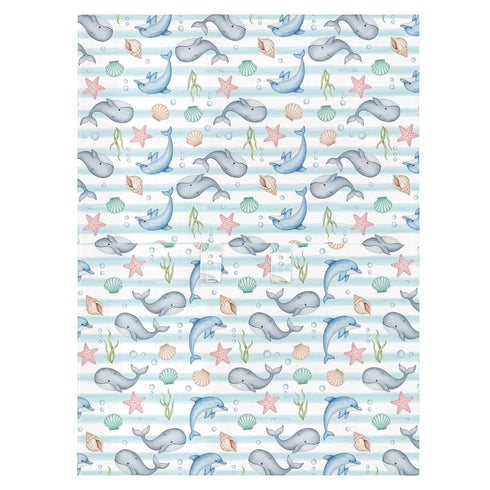 DOMIKING Whales Dolphins Blue Print Baby Car Seat Cover Breathable Infant Car Seat Cover for Babies Lightweight Carseat