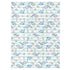 DOMIKING Whales Dolphins Blue Print Baby Car Seat Cover Breathable Infant Car Seat Cover for Babies Lightweight Carseat