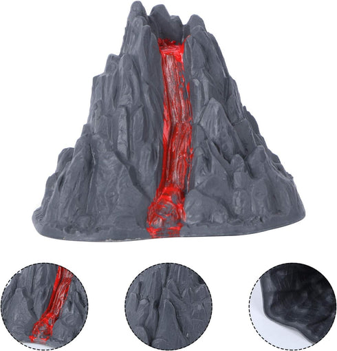 Toyvian 10pcs Volcano Toy Kit for Birthday Party Supplies Volcanic Eruption Model