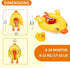 Swimbobo Inflatable Baby Float with Toy, No-Sleeve Design, Soft Abdominal Support, Cute Animal Swim Ring for Infants