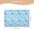 siphylline 52" 34" Cartoon Cute Sea Animal Blue Extra Large Resuable Changing Pad Covers Waterproof Washable Crib Pee