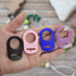 5 Pack Clean Pacifier Clip Silicone Adapter Holder Rings for Pacifier (Food Grade, Blue)