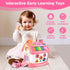 DELUTIQUE 1 1 8 1 6-12 18 Toddler Girl Toys for Year Old, Montessori Toys for Year Old Girl Birthday Gift, In Pink Baby
