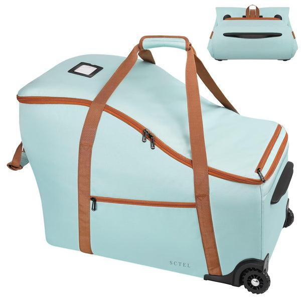 SCTEL Car Seat Travel Bag for Airplane Compatible with Most Infant Car