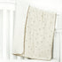 HomeyHues 40 40 Baby Blanket Double Layer Cotton x Soft Receiving Blanket with Pattern Machine Washable Moon Star