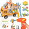 Rincalivestra Kids Tool Set - 40 Pcs Wooden Toddler Tool Bench with Drill,