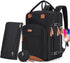 Diaper Bag Backpack,BAGPARKK Multi function Baby Bag with Portable Changing Pad, Pacifier