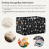 Storage Basket Bin with Skull Cat Moon Gothic Pattern, Collapsible Organizer Basket for Nursery Bedroom