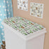 Baby Safari Animals Changing Pad Covers with Tropical Leaves, Soft Breathable Stretch for Diaper Change Table 32''x16''