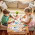 5-12, Kids Wood Painting Craft Kit, Glow-in-the-Dark Paint and Diamond Painting on Wood Slices with Stickers & Wiggle