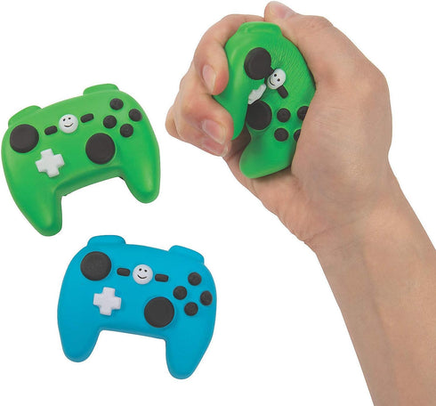 Gamer Video Game Controller Shaped Stress Toy - Set of 12 - Game Party Favors