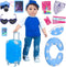 Ecore Fun 24 Pcs 18 Inch Boy Doll Clothes and Accessories Suitcase