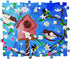 300 Piece Blank Wooden Puzzle Pieces - Unfinished Freeform Jigsaw for Crafts & DIY, 1.4x1 Inches
