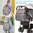 Backpack KABAQOO Diaper Bag with Detachable Changing Station, Large Capacity Baby Diaper Bags for Boys & Girls, Baby