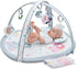 ZILLYBEE Baby Play Mat, ibabejoy Stage-Based Play Gym with 2 Machine Washable Mat