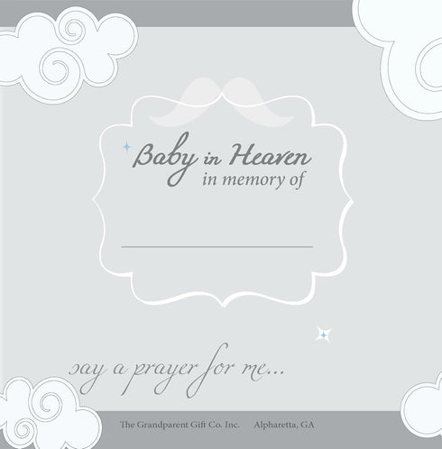 The Grandparent Gift Baby Heaven Infant Loss or Miscarriage Gift, Mini Photo Frame or Hanging Ornament with Sentiment