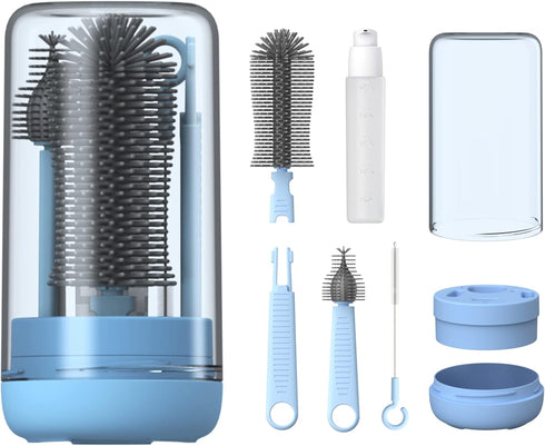 YOTIME Baby Bottle Brush, Travel Bottle Cleaner Kit with Extendable Silicone Bottle