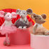 Plush Mouse Stuffed Animal Ballerina Doll, 15.5 Inches Ballet Dance Recital Gift for Girls (Gray)