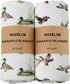 REZIPO 2 Pack Mallard Duck Muslin Swaddle Blankets 70% Bamboo 30% Cotton Breathable