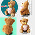 Marsjoy Musical Happy Birthday Teddy Bear with Glowing Cupcake, Animated Plush Toy Singing Dancing Talking Plush Bear