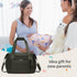 CEI-CEI Neoprene Diaper Bag Tote Large Maternity Hospital Bag for Labor and Delivery Waterproof Travel Baby Tote