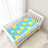 CZXW 52" 28" Cartoon Ducks Yellow Crib Sheets Fitted x Natural Cotton Soft & Breathable for Baby Crib Mattress