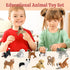 12PCS Mini Dog Figurines - Realistic Hand Painted Tiny Dog Toys Playset for Kids, Miniature Puppy Cake Topper