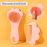 Lyaiwever Set,Small Baby Hair Brush,Toddler Hair Comb,Baby Hair Brush Comb Cute Comb for Wet Dry Hair - Silicone Gentle
