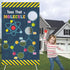 Science Toss Games Banner Backdrop, Chemistry Toss that Molecule Theme Decor for School Laboratory