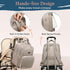 Backpack 30-38L) Backpack Qualyphant Diaper Bag - Extra Large Diaper Bag for Two Kids Twins (Expandable - Travel Baby
