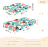 Bseiialft 52 28 Pug Puppy Hearts Teal Crib Sheets for Boys Girls Soft and Breathable Cotton Baby Sheets for Standard
