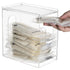 Nelspen Freeze Organizer for Breast Milk Storage Bag, Highly Clear Acrylic Container Storing