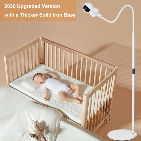 Derebir 2K A4 /1M/3QM/P2Q/B2/P2F (62.2 inch) Upgraded Floor Baby Monitor Mount Stand Compatible with ARENTI Alnanny